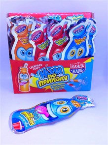 Сахарная пудра "Кола по приколу" с трубочкой, 10 гр. 36 шт. уп. 01846