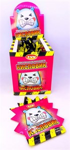 Кислая жевательная конфета "КИСЛОВИК", 10 гр. 30 шт. уп. 01840