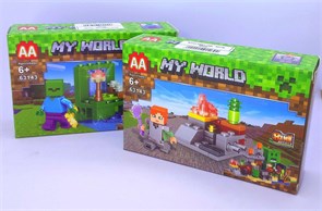 Конструктор майн фигурка 01741