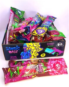 Желе "Zombie Мозг "Сладкая прививка" 9 гр. 30 шт. уп. 01933