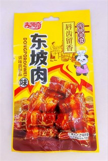 Соевый снек "Dong Porouwer" со вкусом свинины в соусе 27 гр. 30 шт. уп. (2329) 02419