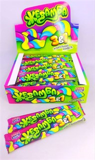 Жевательная конфета «Жевамба 3в1» 12 гр. 30 шт. уп. 02346