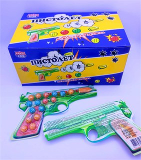 Жевательная резинка "Пистолет" 14 гр.  24 шт. уп. 00858