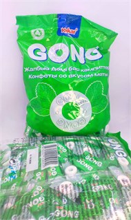 Сахарное драже Yakar "Gong candy" со вкусом мяты 500 гр. весовой пакет 02942