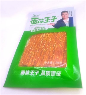 Палочки из соевого мяса острые "Принц"  76 гр. 10 шт. уп. (6032) зеленые 02247