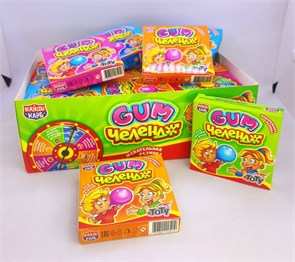 Жевательная резинка с татуировкой "Gum Челендж" 4 гр. 30 шт. уп. 02446