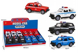 Машина Пластик 2121 Спец Службы 12 шт. уп. 01980