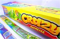 Мармелад в кислой обсыпке "CRAZY GUMMY CRAZY BELT" (кислый ремешок) тутти -фрутти 15гр*54шт* 00684 - фото 1801