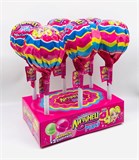 Лизунец MAXI. Карамель на палочке с жевательной резинкой и подарком в наборе (для девочек) 125 гр. 02944